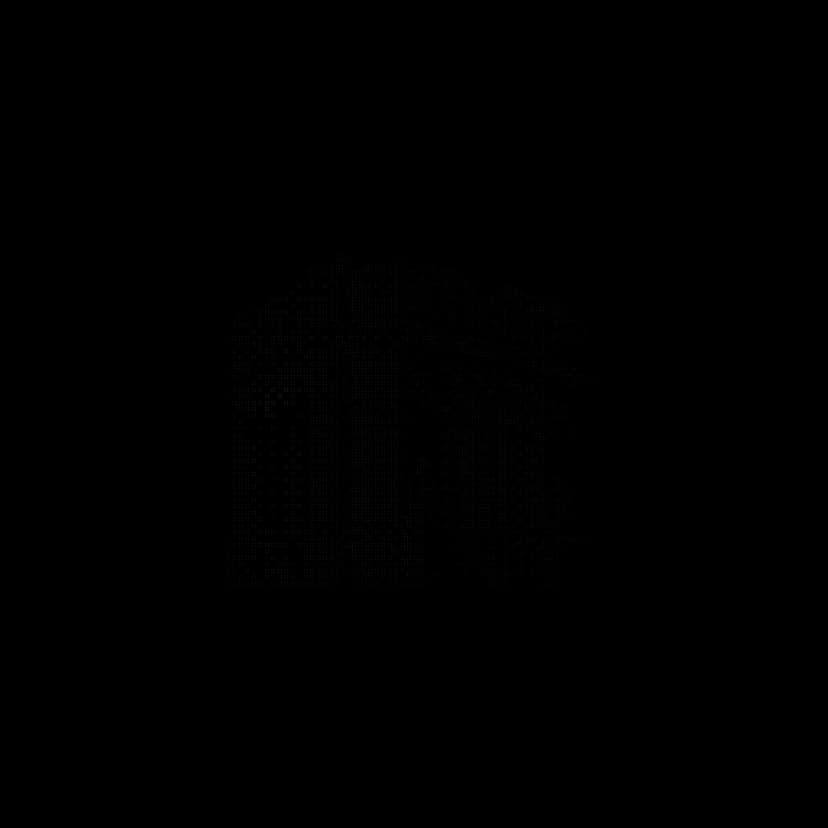 Classical engraving of a stone archive